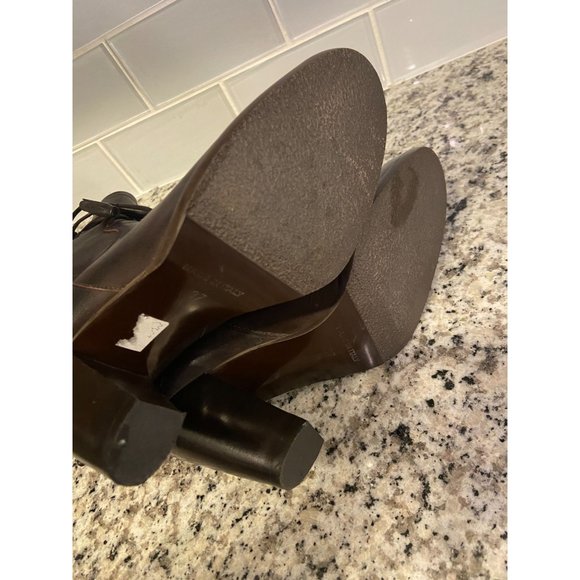Marella Womens Brown Leather Boots Made in Italy Size 37/7 - Picture 7 of 10